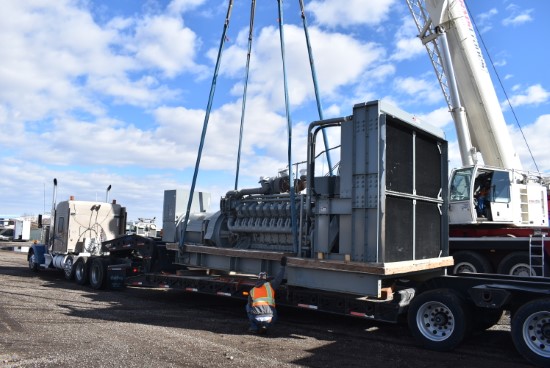 MTU 3000 kW Diesel Generator Arriving
