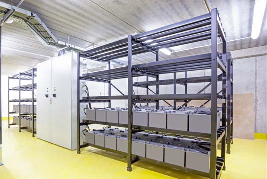 UPS Using Batteries for Backup Power