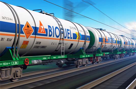 Biofuel Transported by Rail Cars Biofuel Transported by Rail Cars
