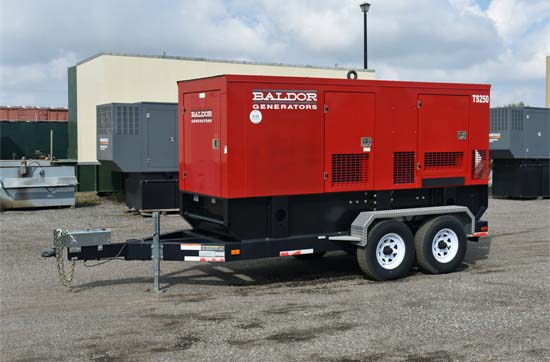 Baldor Portable Generator Connection Ready