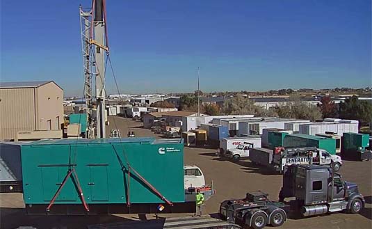 Cummins 1500 kW Generator Unloading Operation