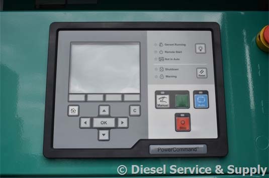 Generator Control Panel During Operation