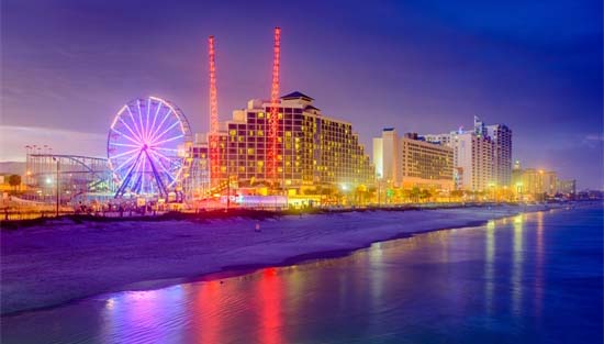 Daytona Beach in the Evening