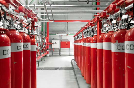 Inert Gas Fire Suppression System