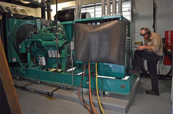 Generator Load Bank Test at Tech Center