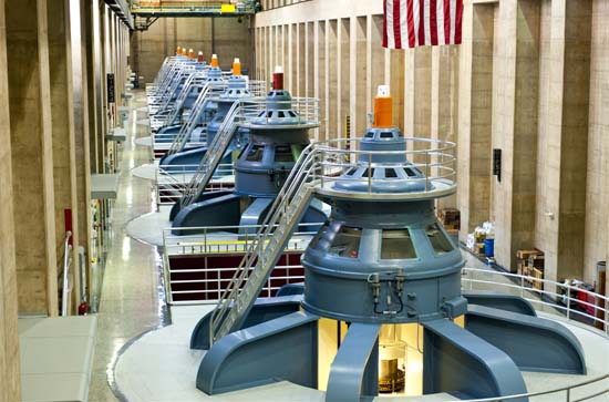 Hoover Dam Hydro Electric Generator