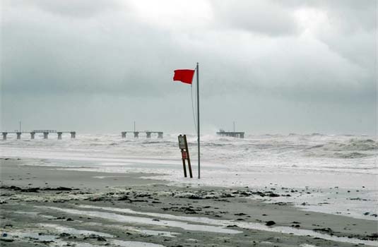 Hurricane Making Landfall