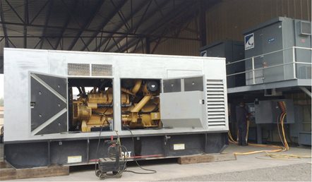 LoadBank Testing A Caterpillar Generator