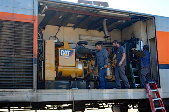 Generators Power Locomotives