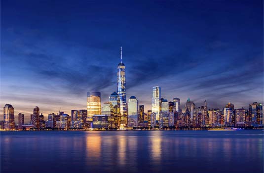 New York Skyline at Night