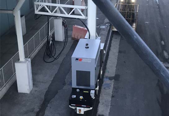 Portable Generator Used to Move Around Terminal