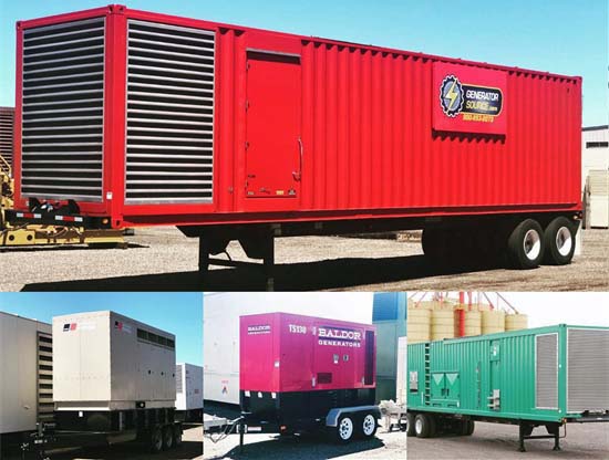 Large Portable Rental Generator Portable Rental Generators