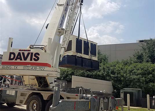 Removing Kohler 250 kW Generator with Vendor Crane