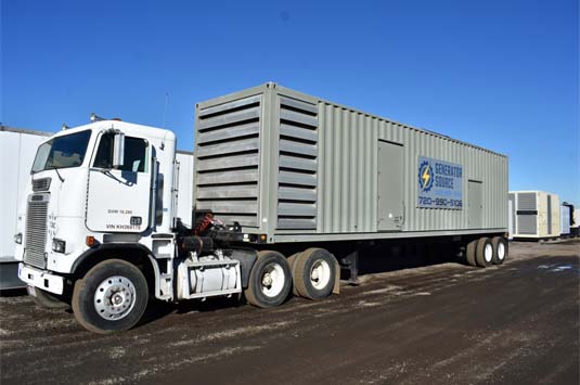 Rental Generator Destined for Job Site