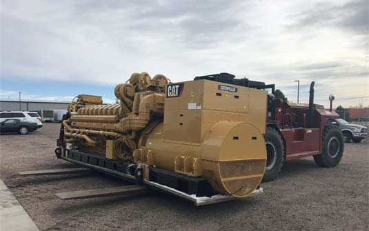 4000 kW Caterpillar Generator Prepping for Shipment