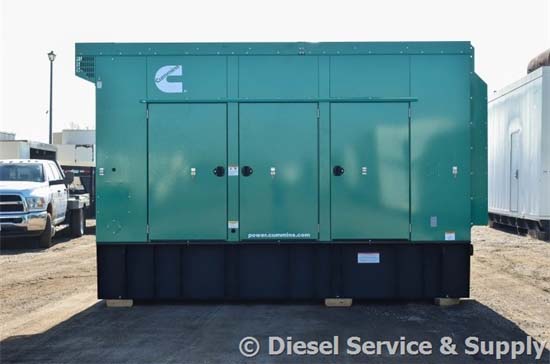 Cummins 500 kW Generator in Sound Attenuated Enclosure