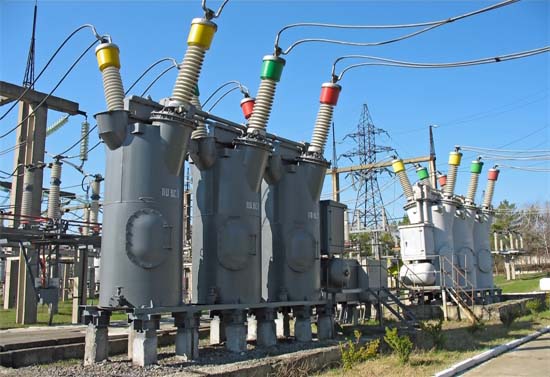 Substation Transformer Bank
