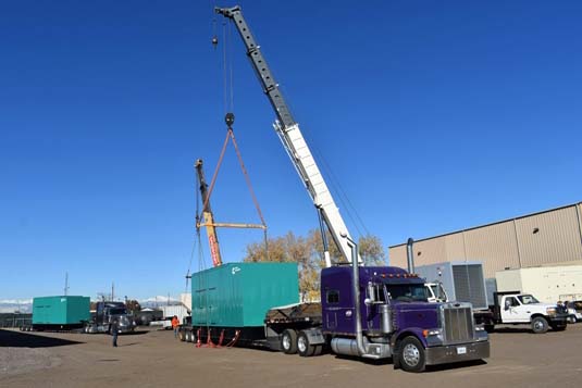 Unloading New Cummins 1500 kW Generators