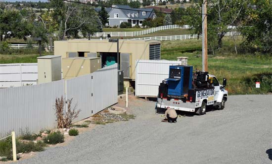 Testing Water Lift Station Generator